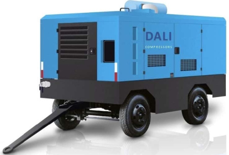 Передвижной дизельный компрессор Dali DLCY-39/25F-C
